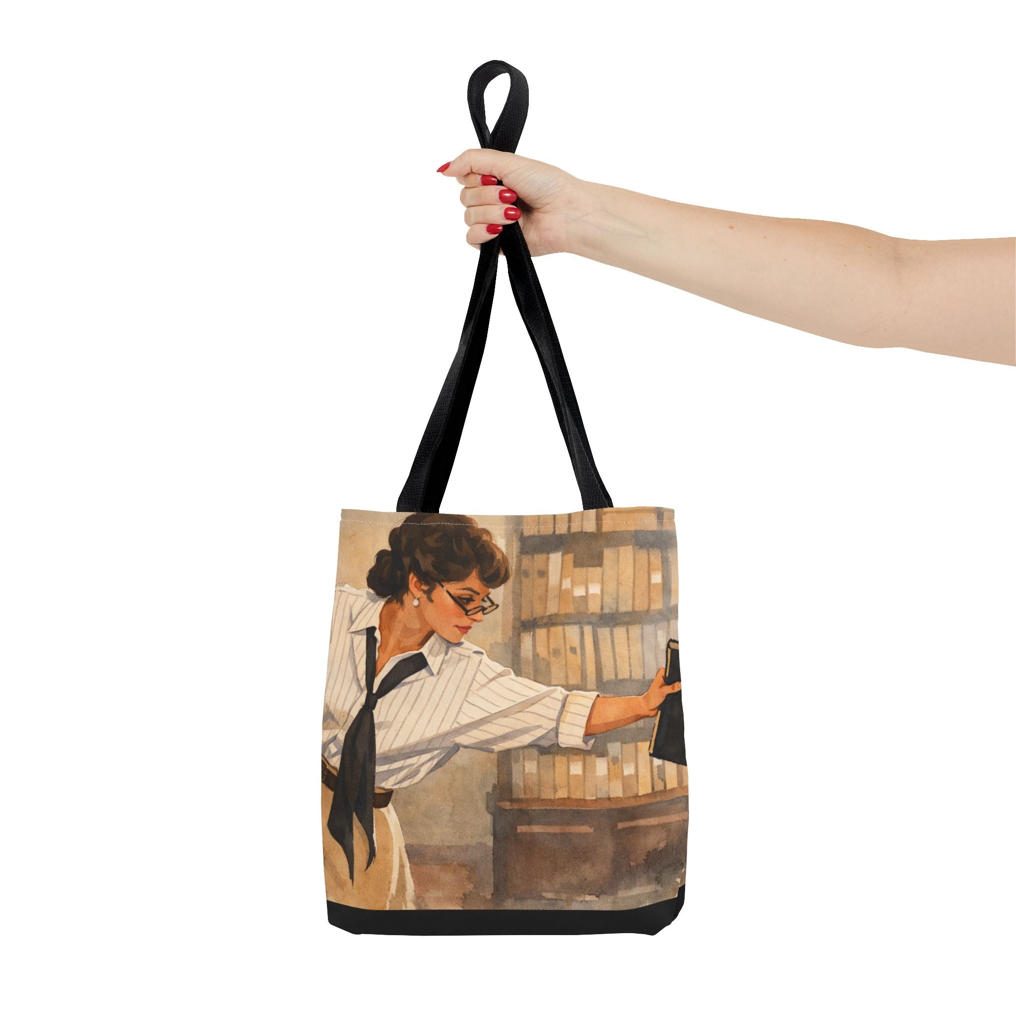 Evelyn Librarian Tote Bag