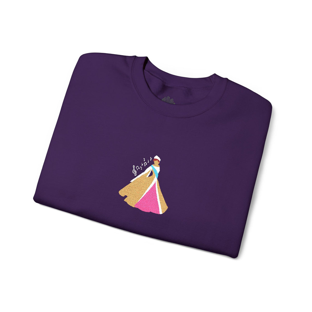 Embroidered Princess Crewneck Sweatshirt