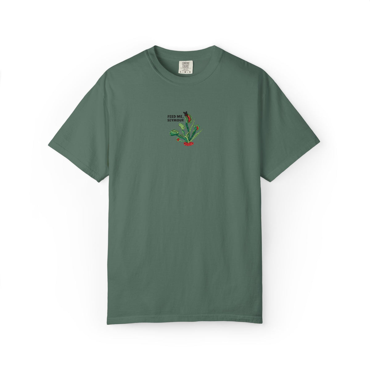Embroidered Feed Me Seymour Tee