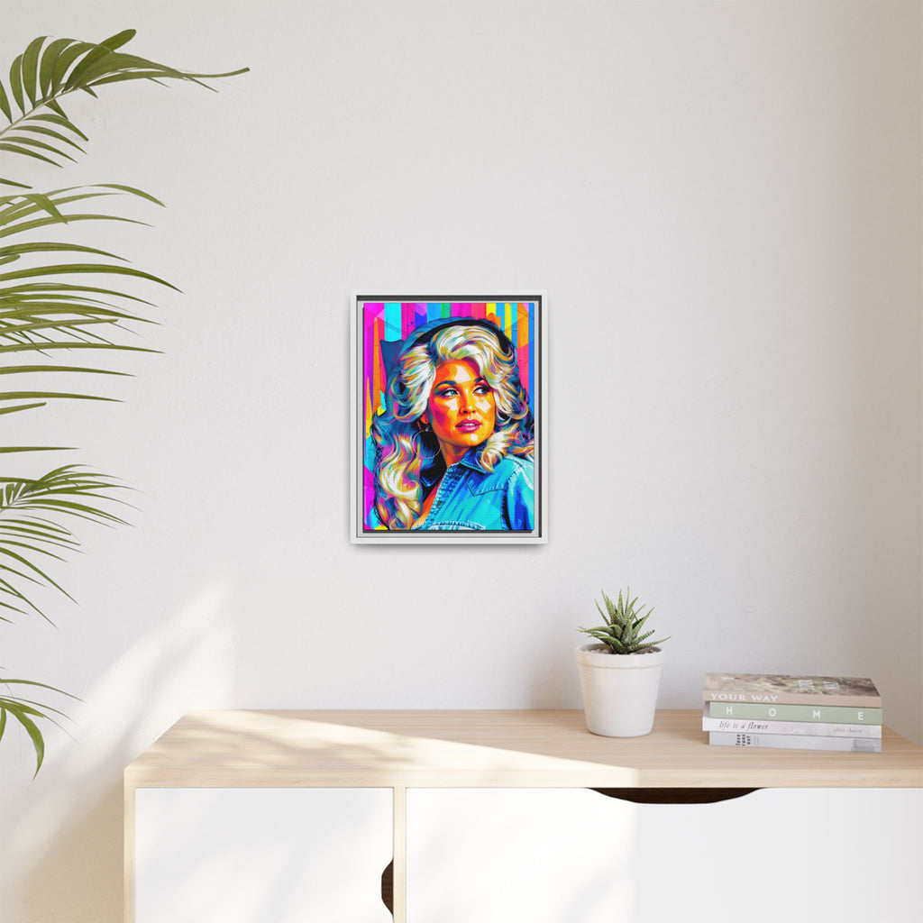 Queen of Country Framed Canvas