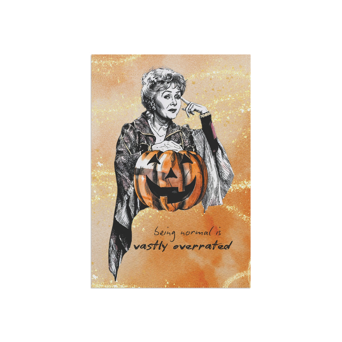 Vintage Halloween Garden Banner