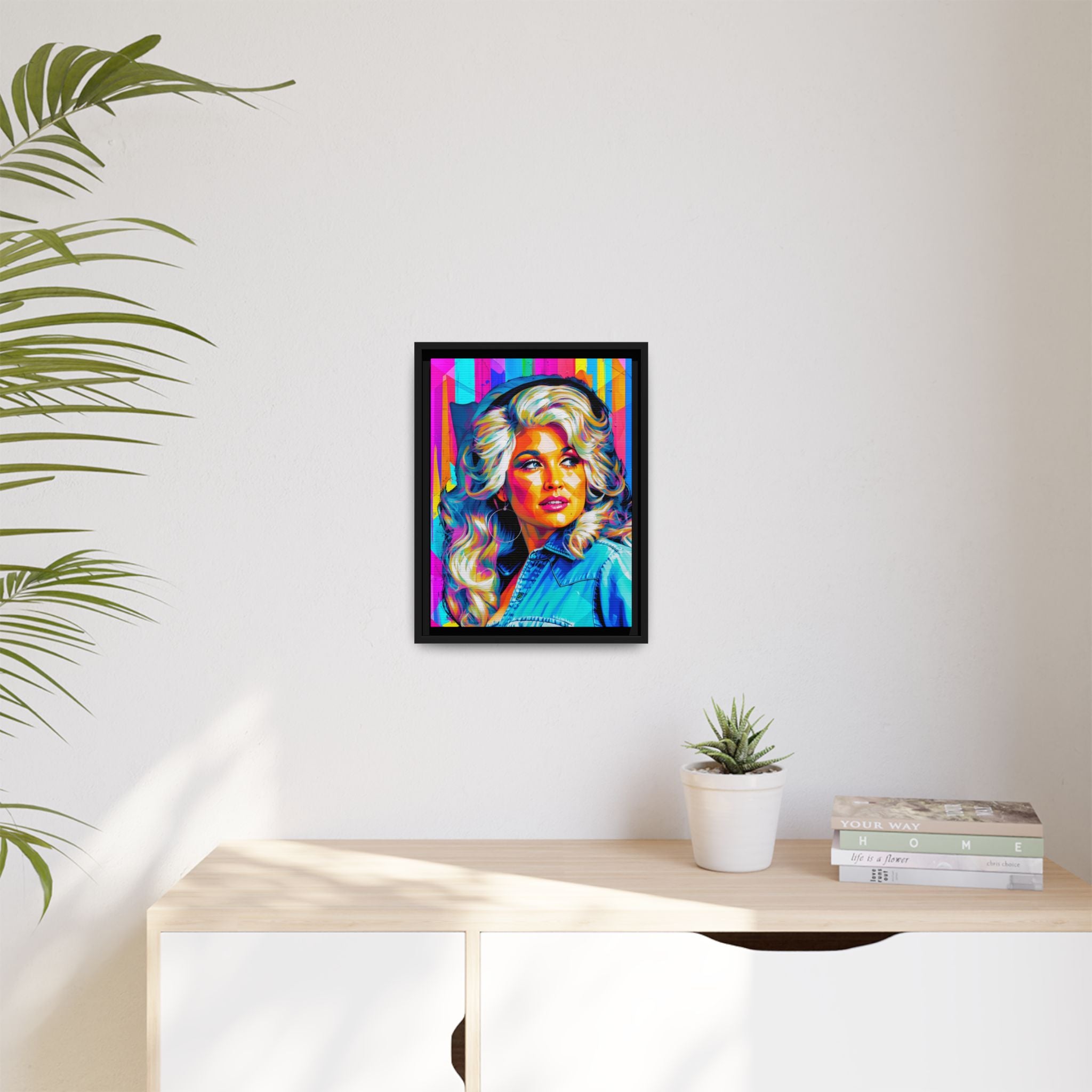 Queen of Country Framed Canvas
