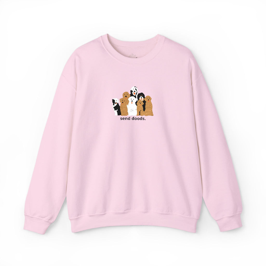 Embroidered Send Doods Crewneck Sweatshirt