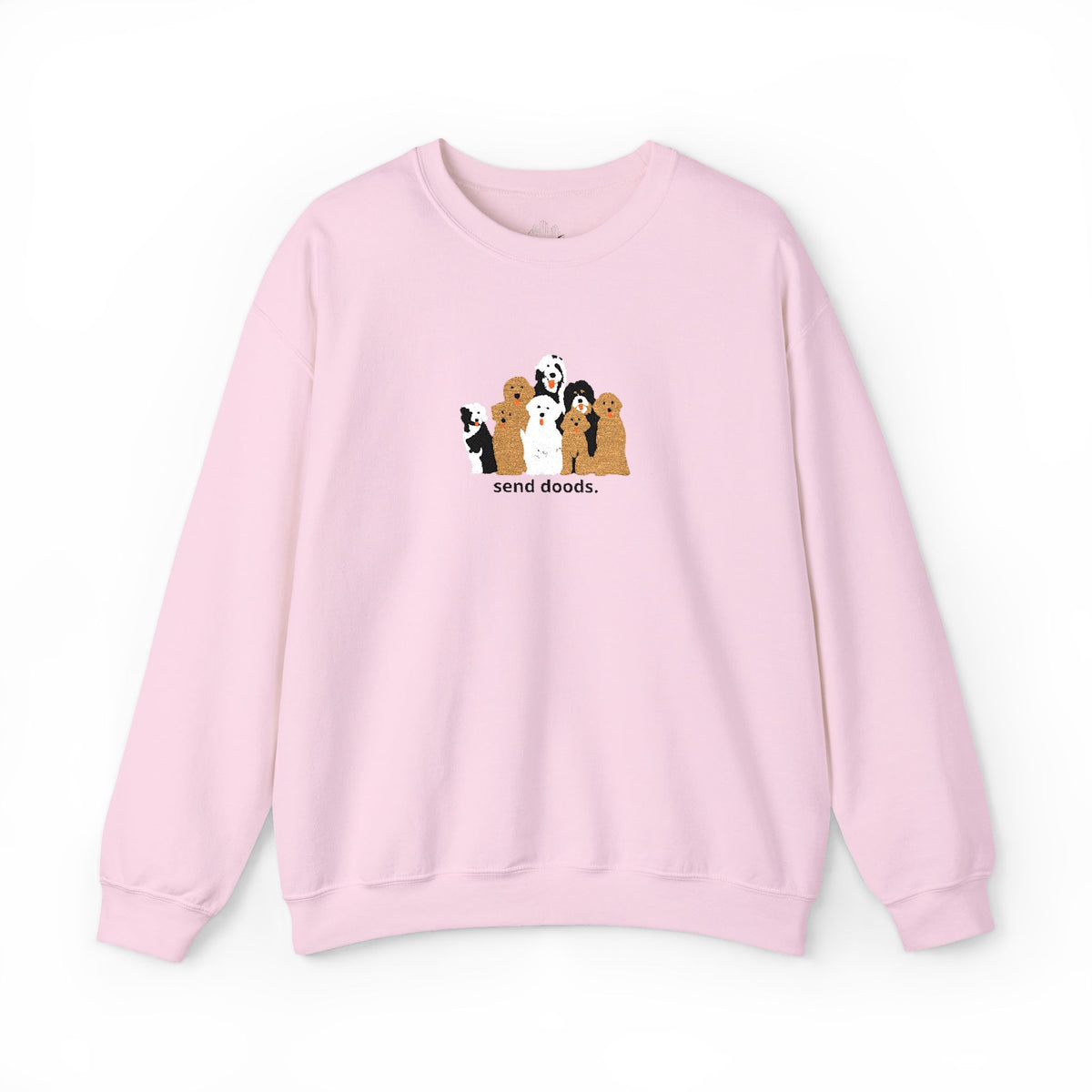 Embroidered Send Doods Crewneck Sweatshirt