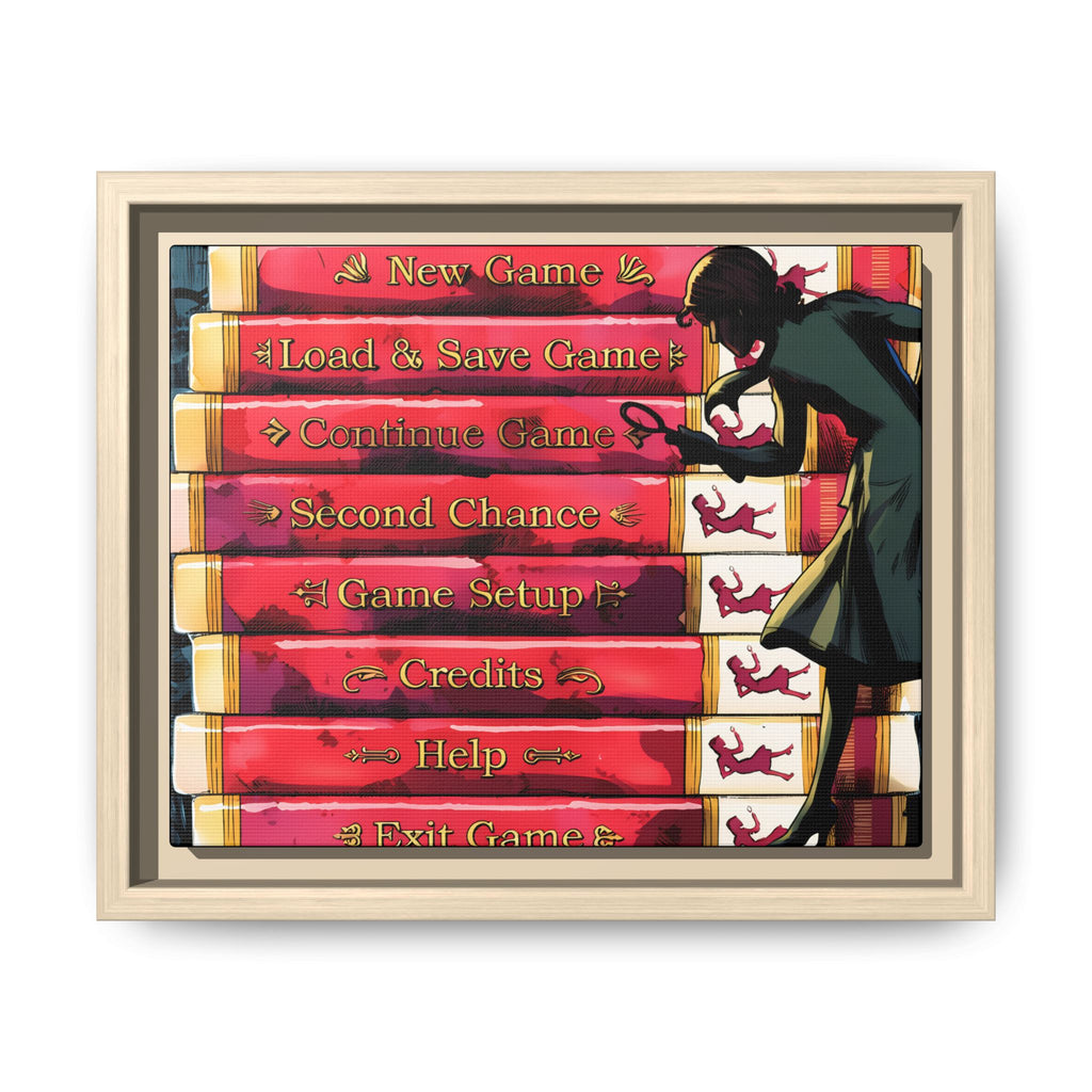 Detective Framed Canvas