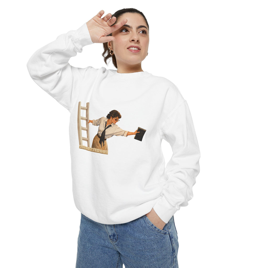 Evelyn Librarian Crewneck Sweatshirt