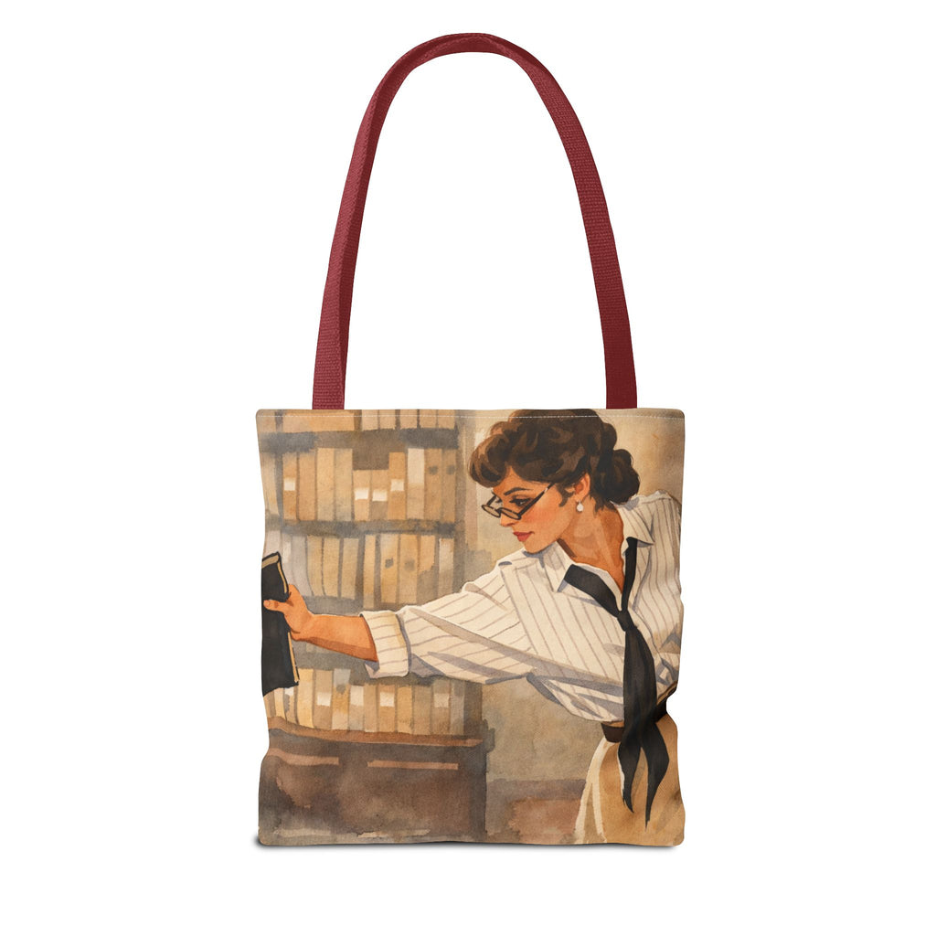 Evelyn Librarian Tote Bag