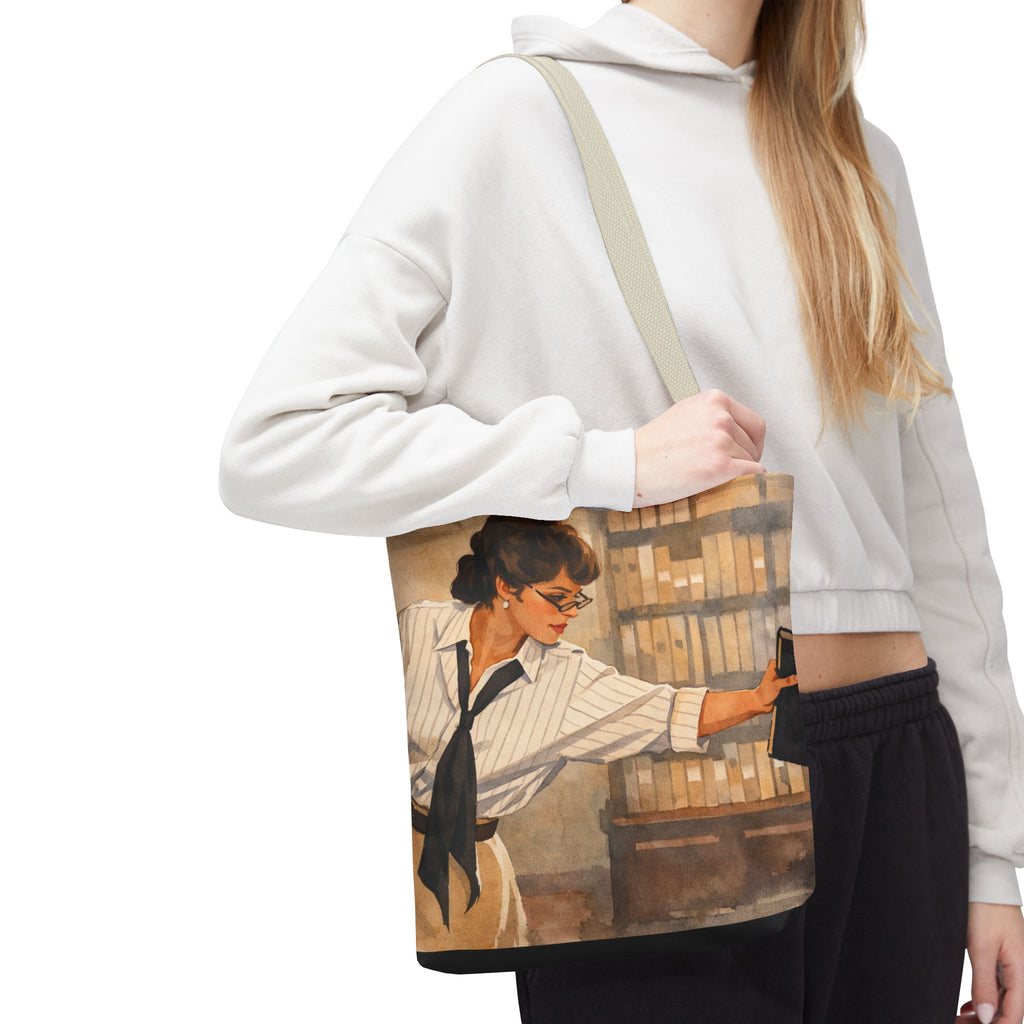 Evelyn Librarian Tote Bag
