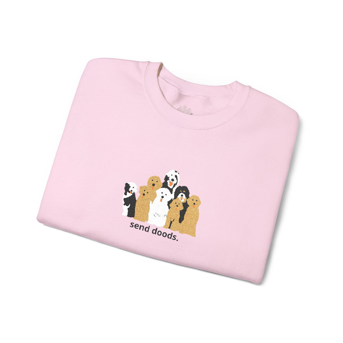 Embroidered Send Doods Crewneck Sweatshirt
