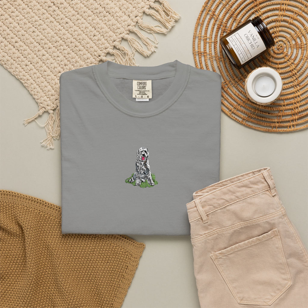 Sheepadoodle Embroidered Tee