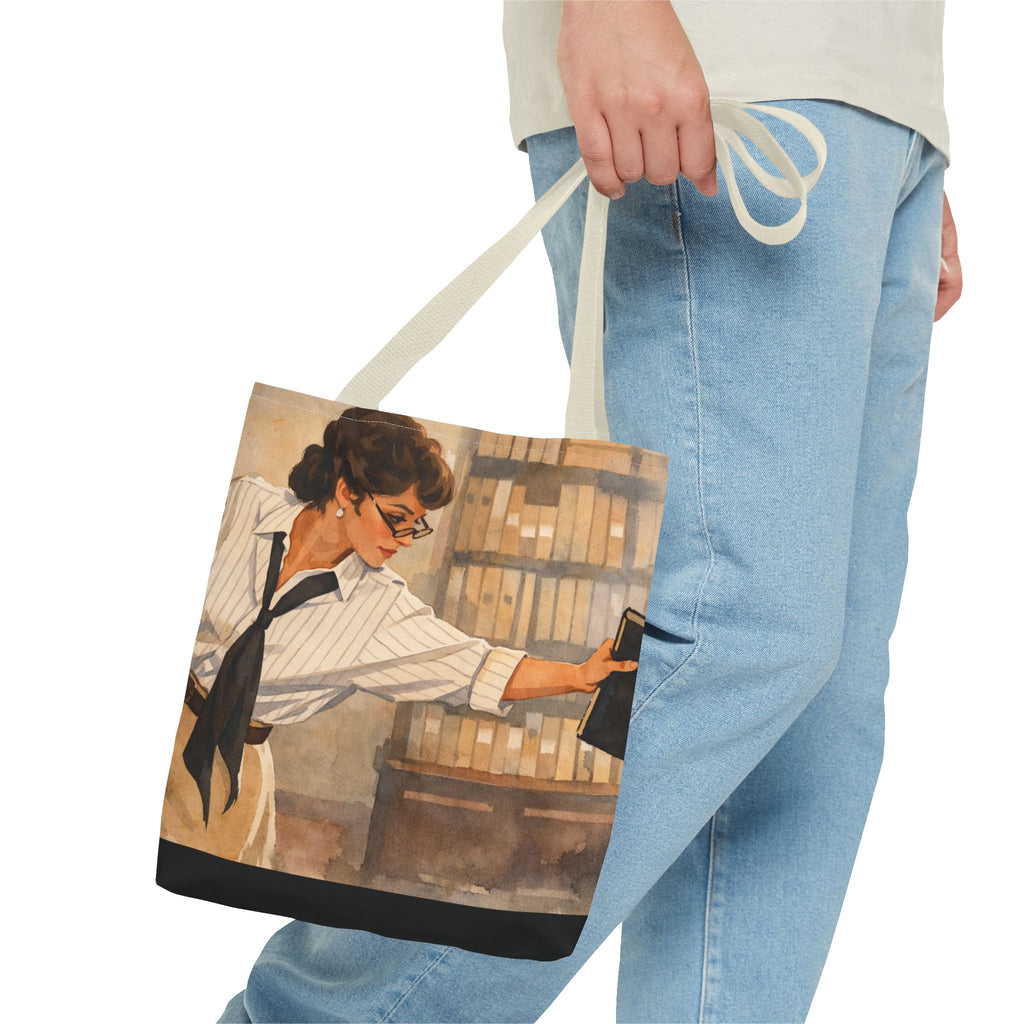 Evelyn Librarian Tote Bag