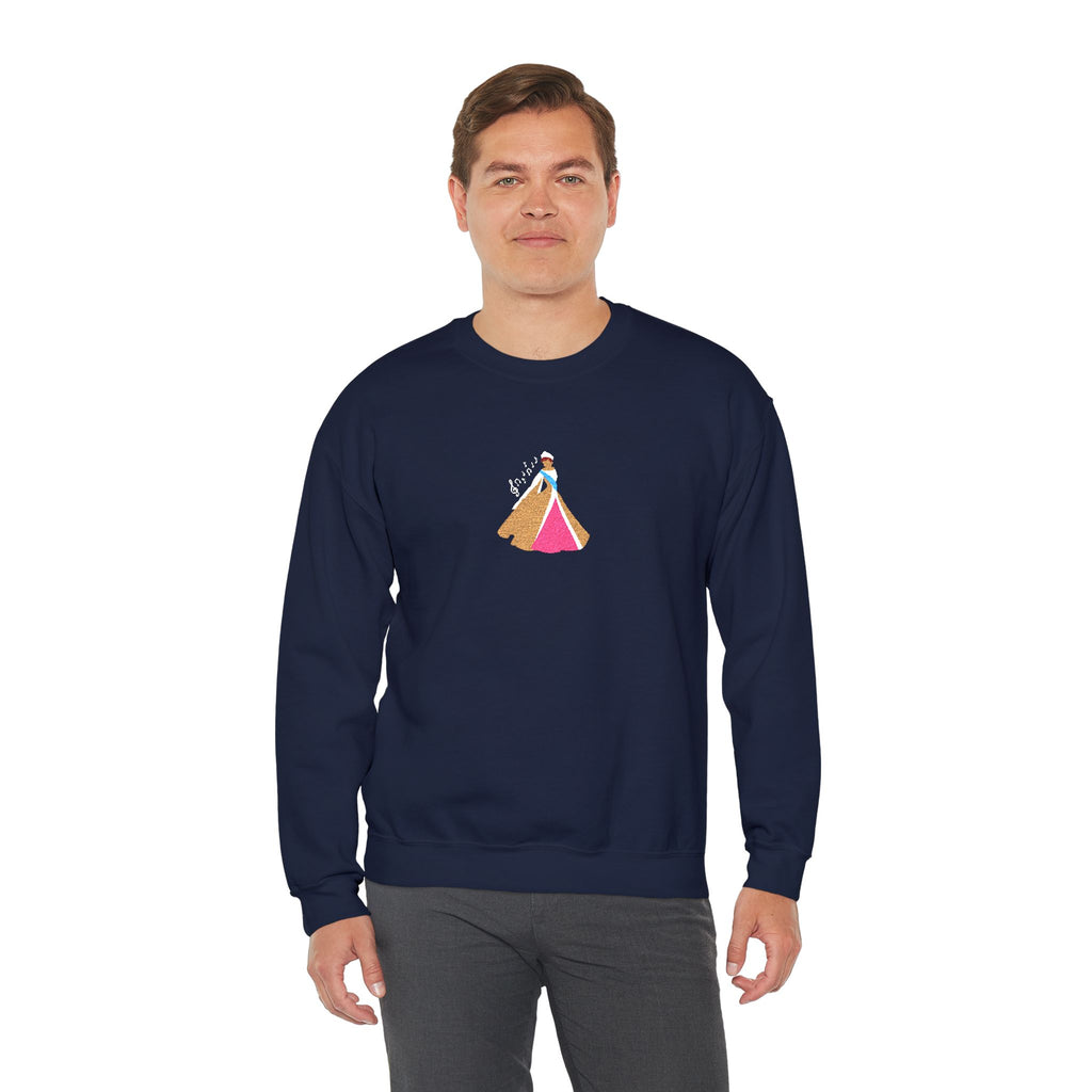Embroidered Princess Crewneck Sweatshirt