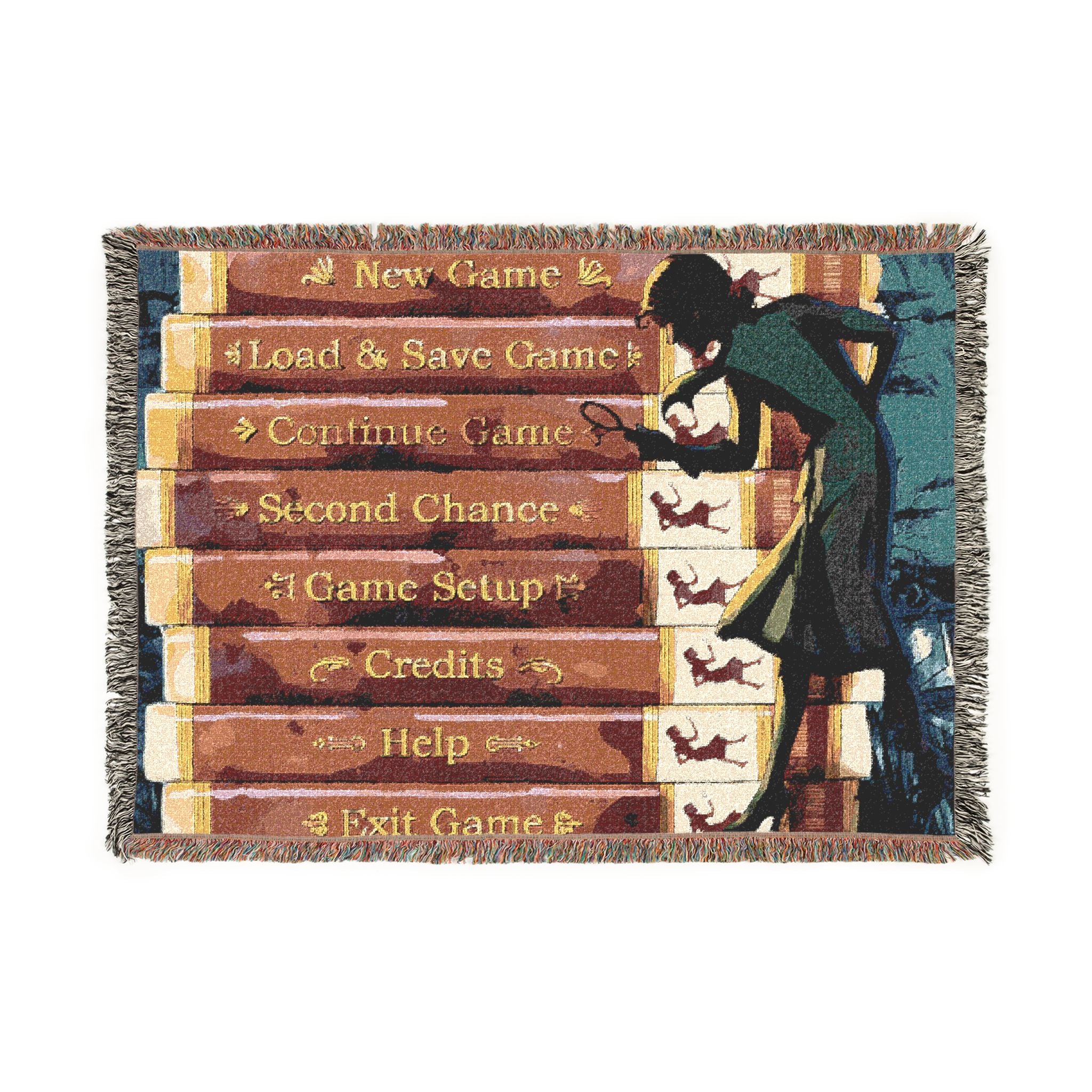 Detective Woven Blanket