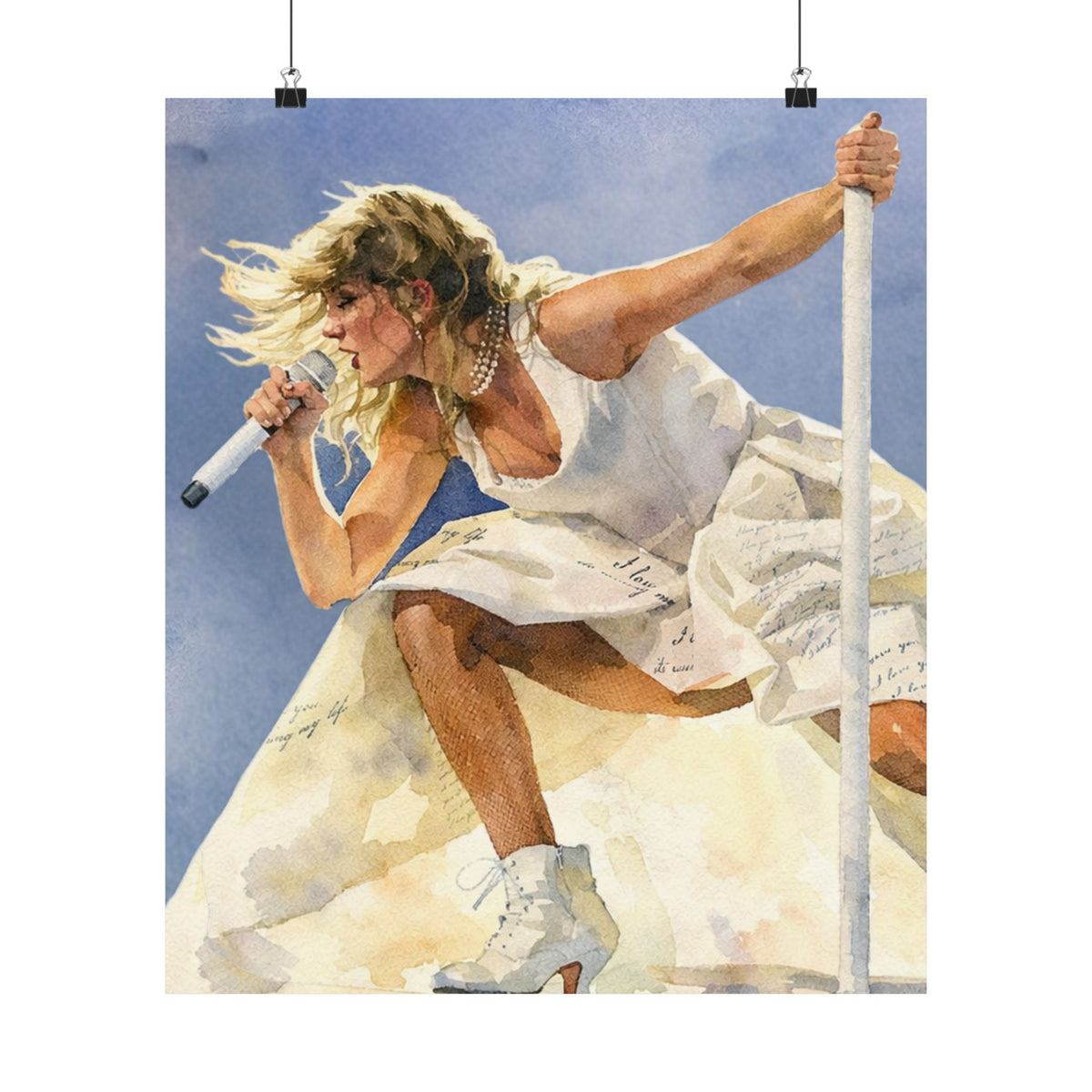 Music Lover Poet Art Print