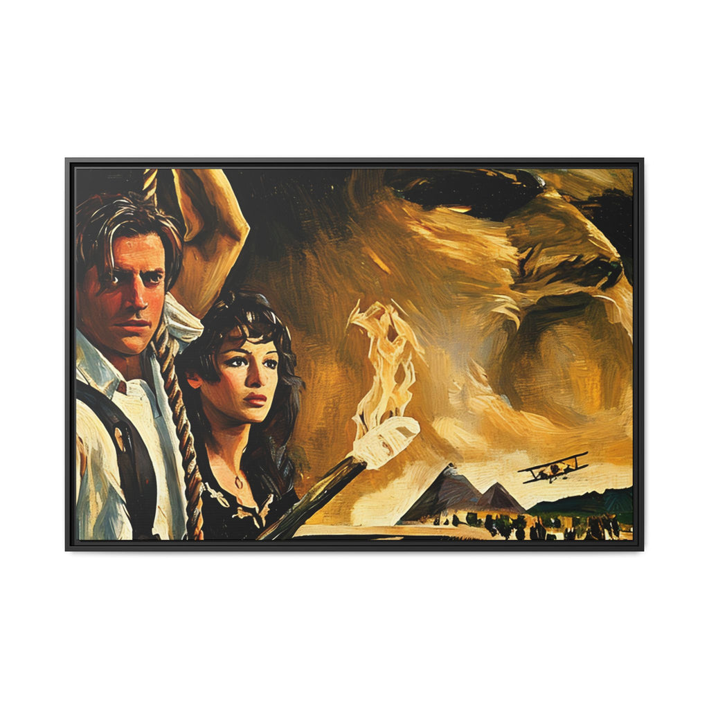 Rick & Evelyn Framed Canvas