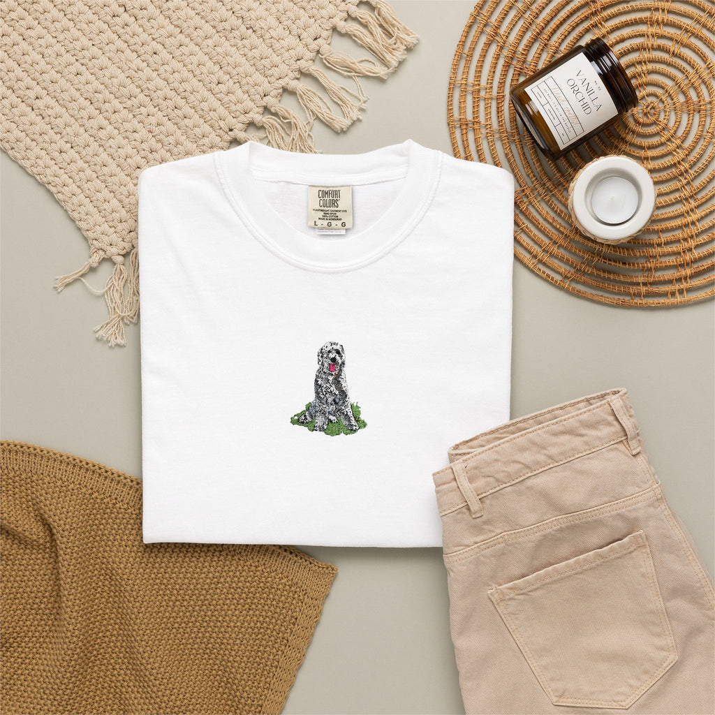Sheepadoodle Embroidered Tee