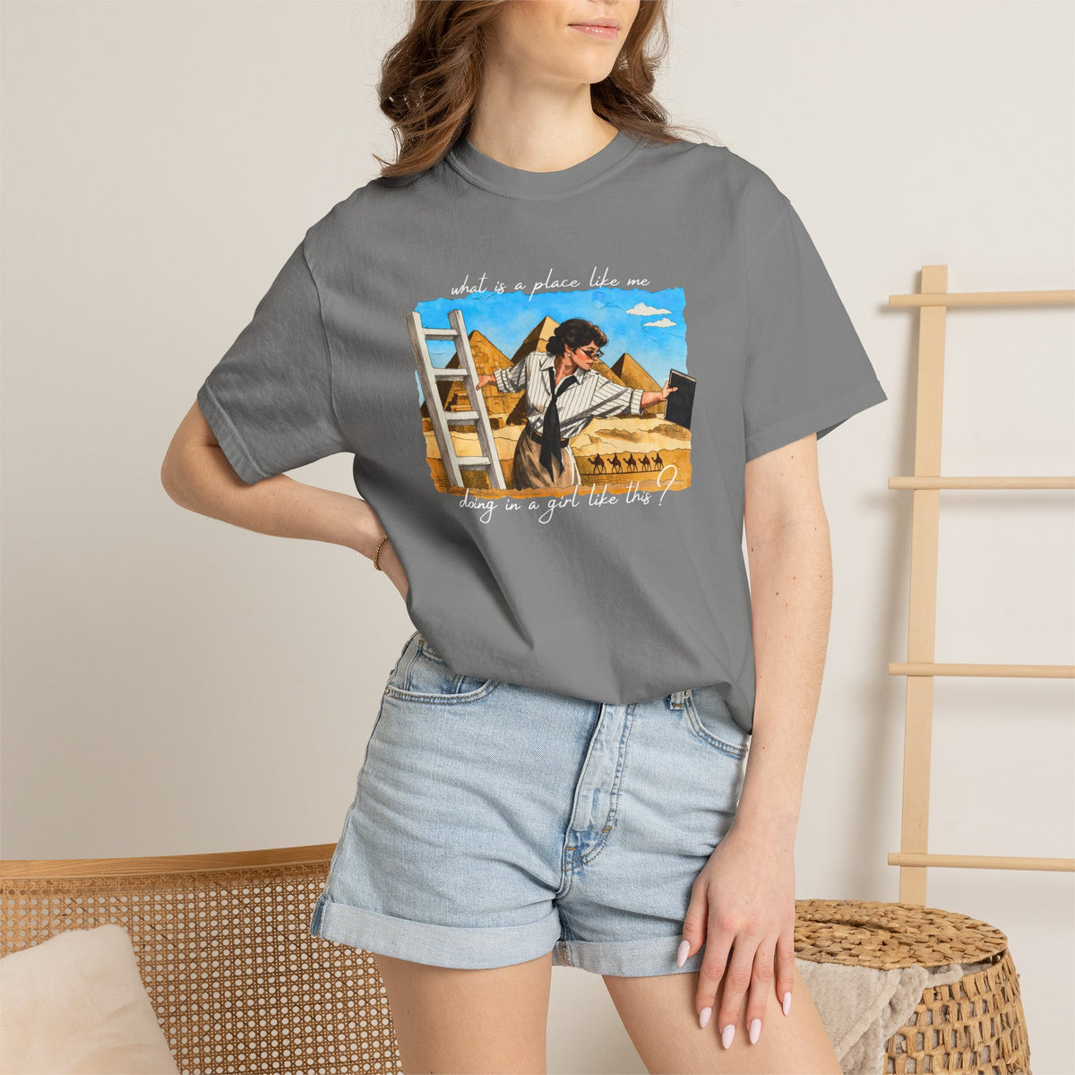 Evelyn Librarian Tee