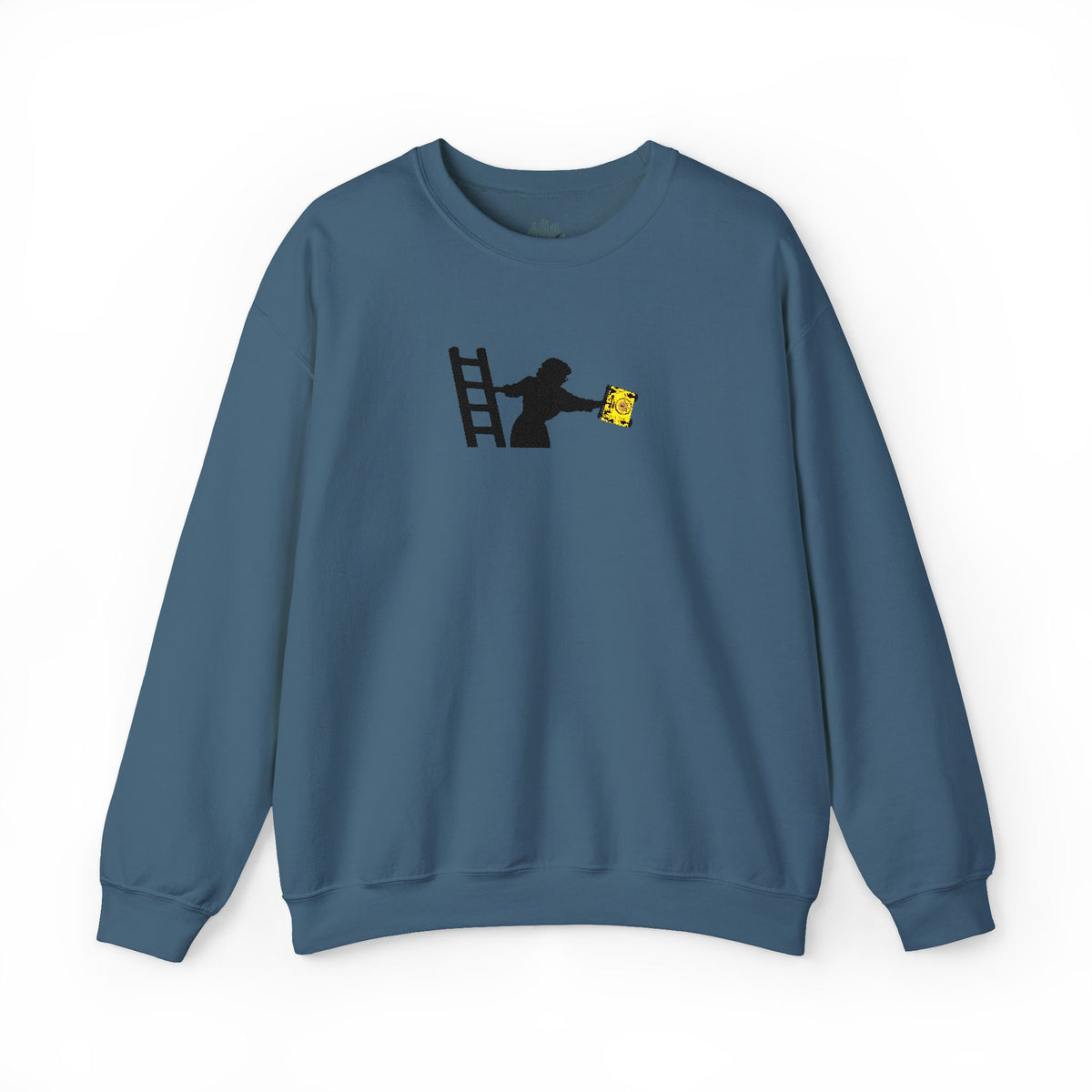 Embroidered Evelyn Librarian Crewneck Sweatshirt