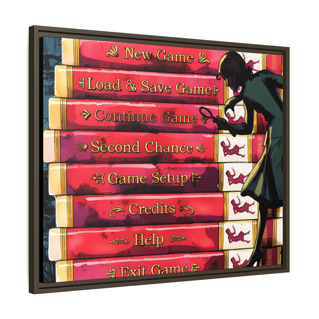 Detective Framed Canvas