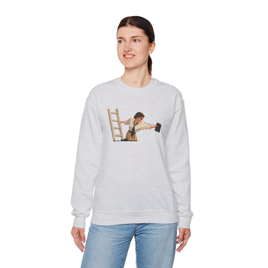 Vintage Evelyn Librarian Crewneck Sweatshirt