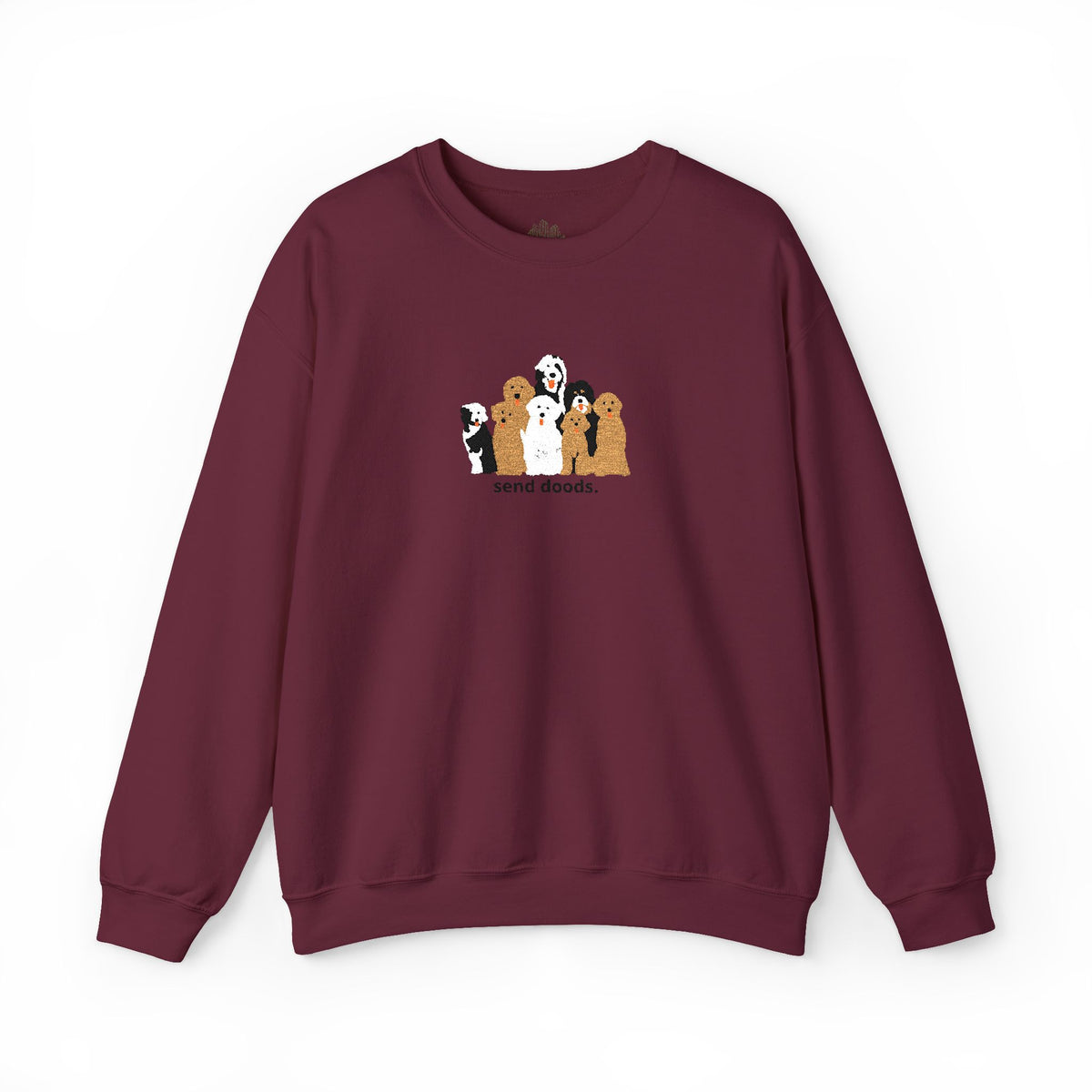 Embroidered Send Doods Crewneck Sweatshirt