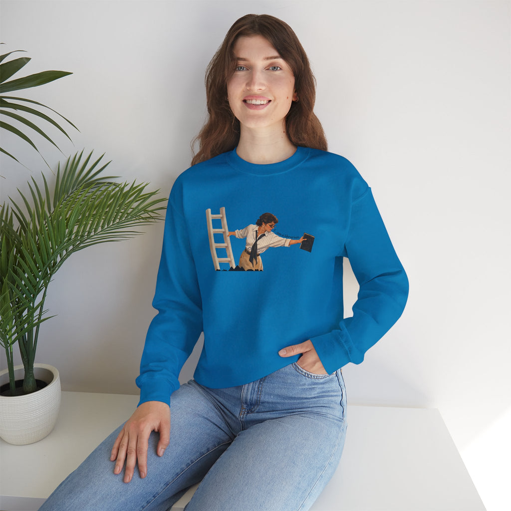 Vintage Evelyn Librarian Crewneck Sweatshirt