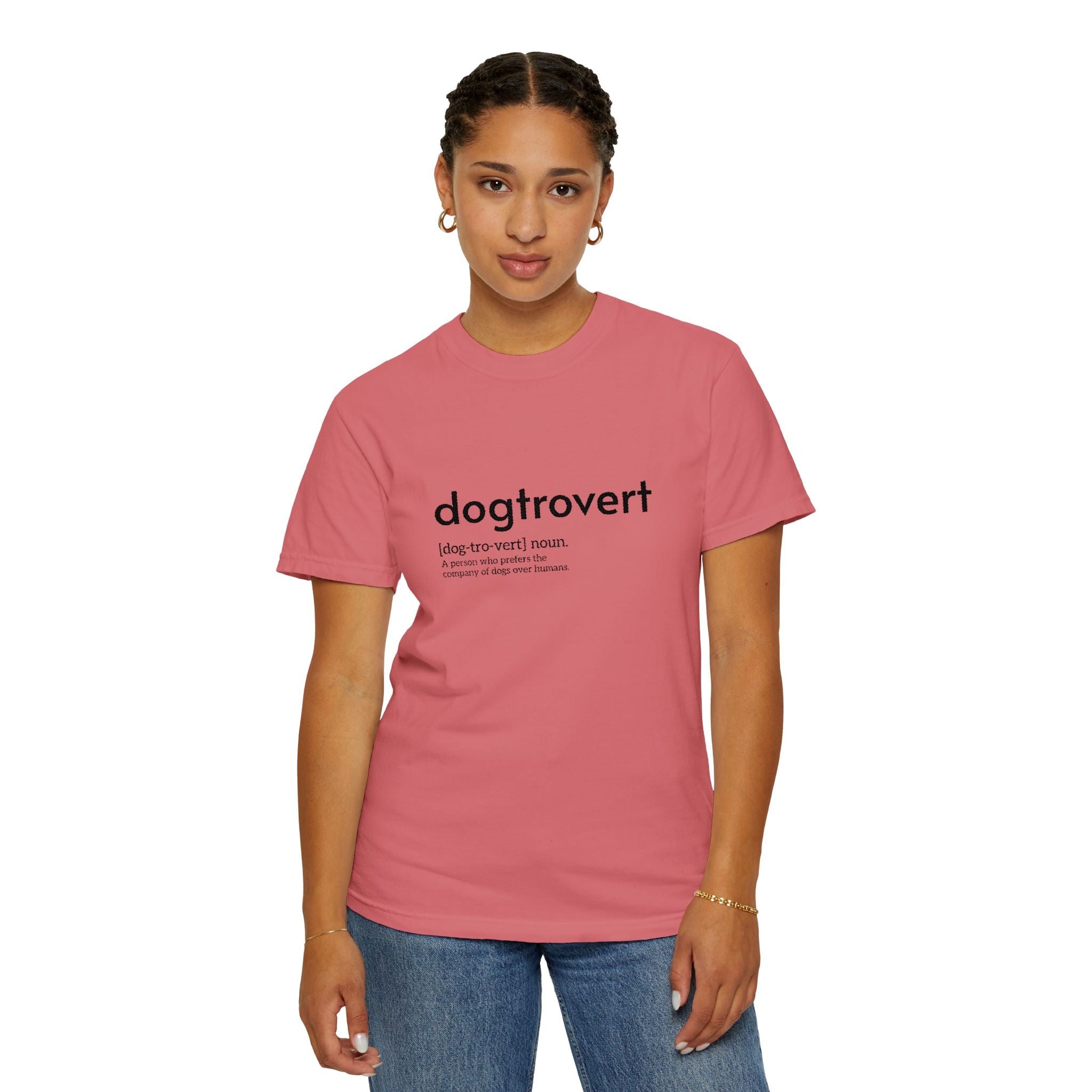 Dog-tro-vert Embroidered T-Shirt