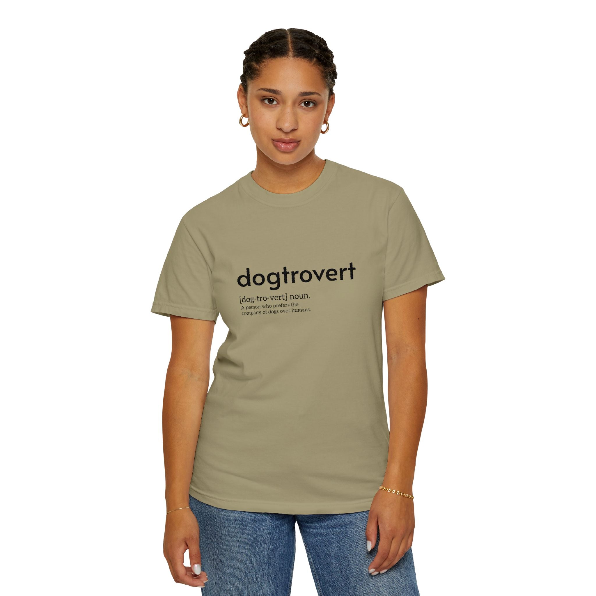 Dog-tro-vert Embroidered T-Shirt