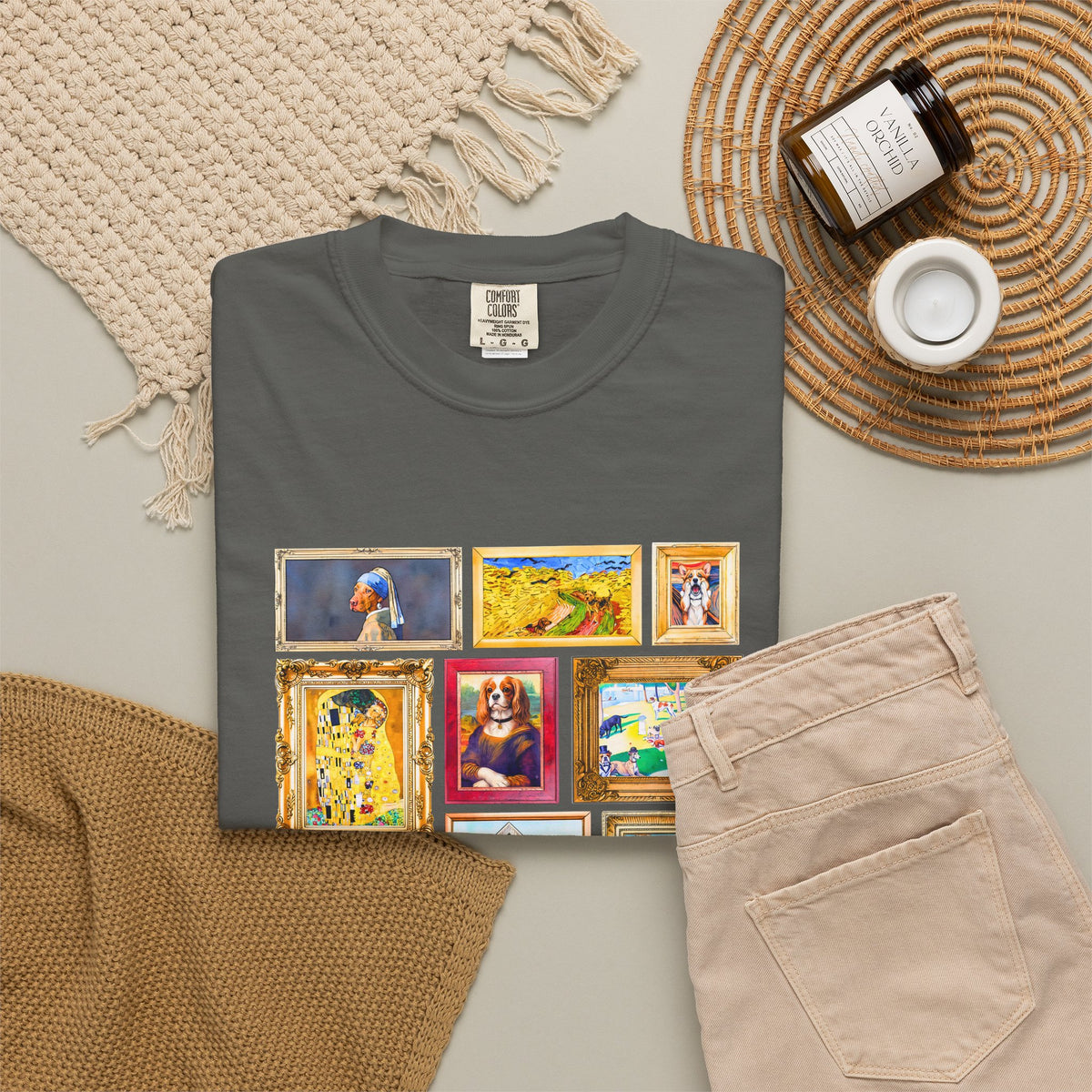 Dog Art Gallery Tee