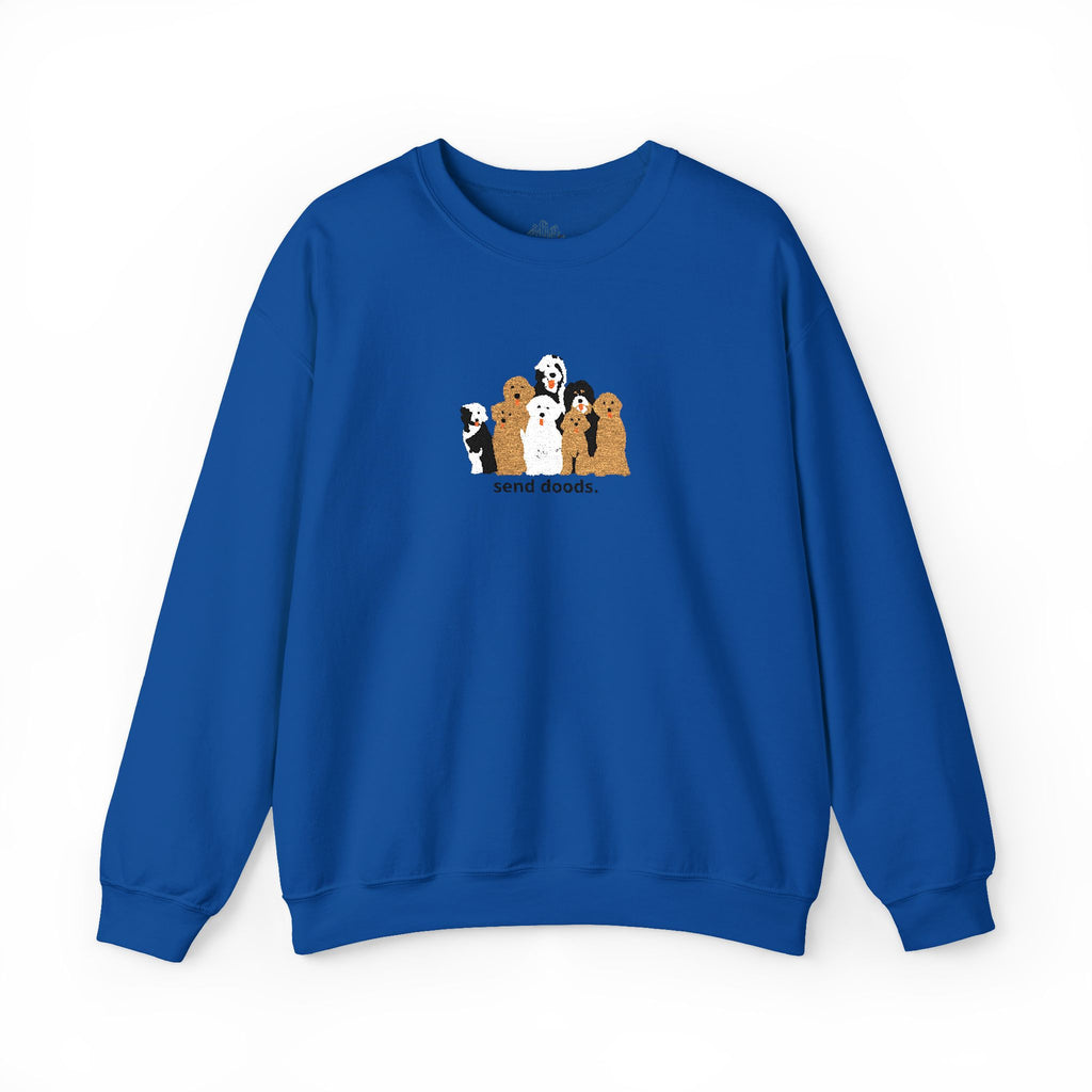 Embroidered Send Doods Crewneck Sweatshirt