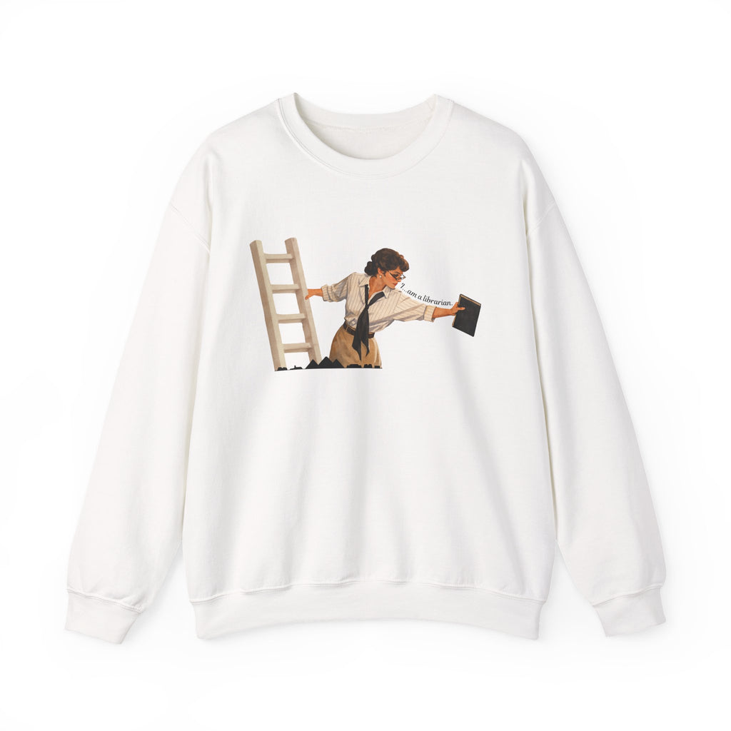 Evelyn Librarian Crewneck Sweatshirt