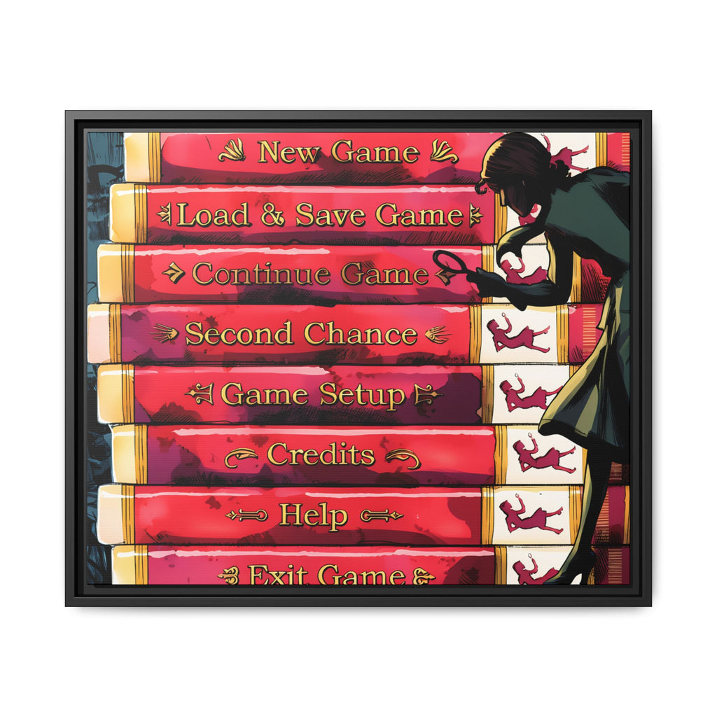 Detective Framed Canvas