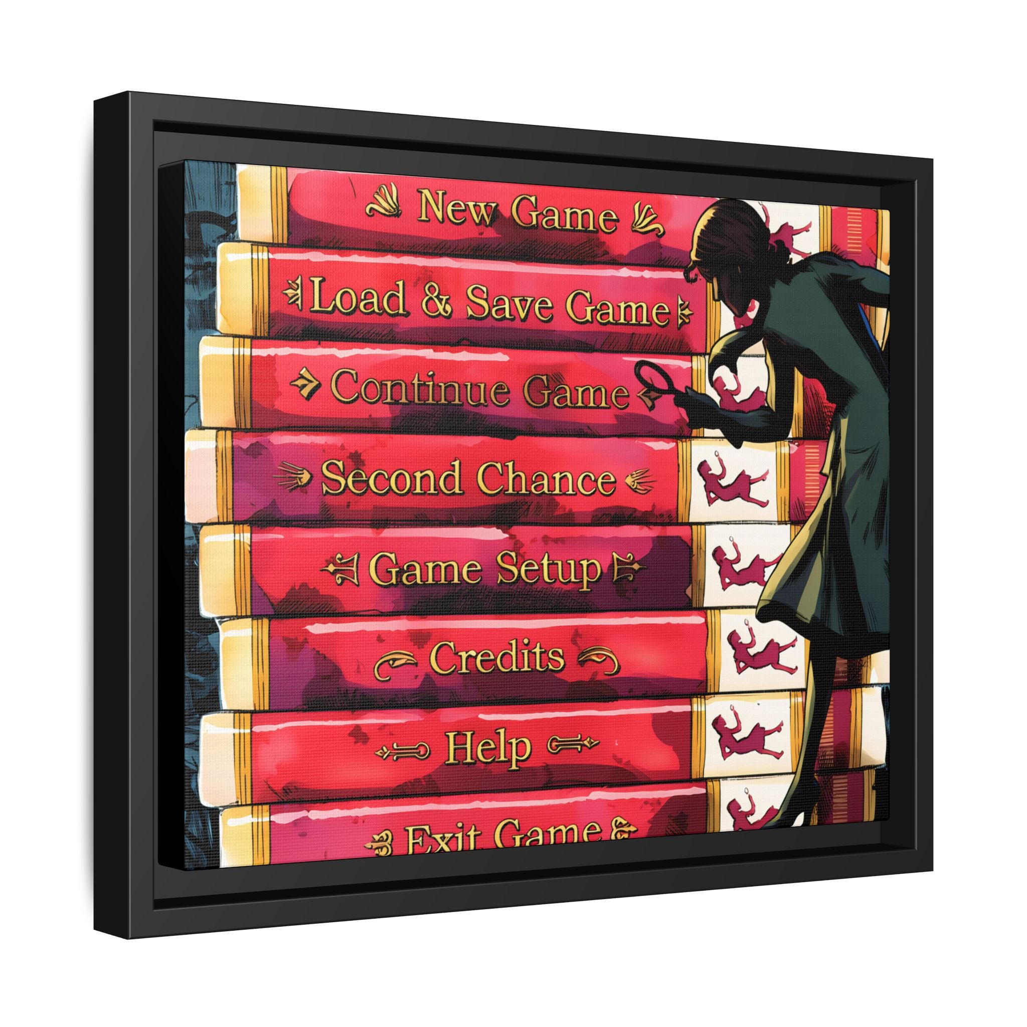 Detective Framed Canvas