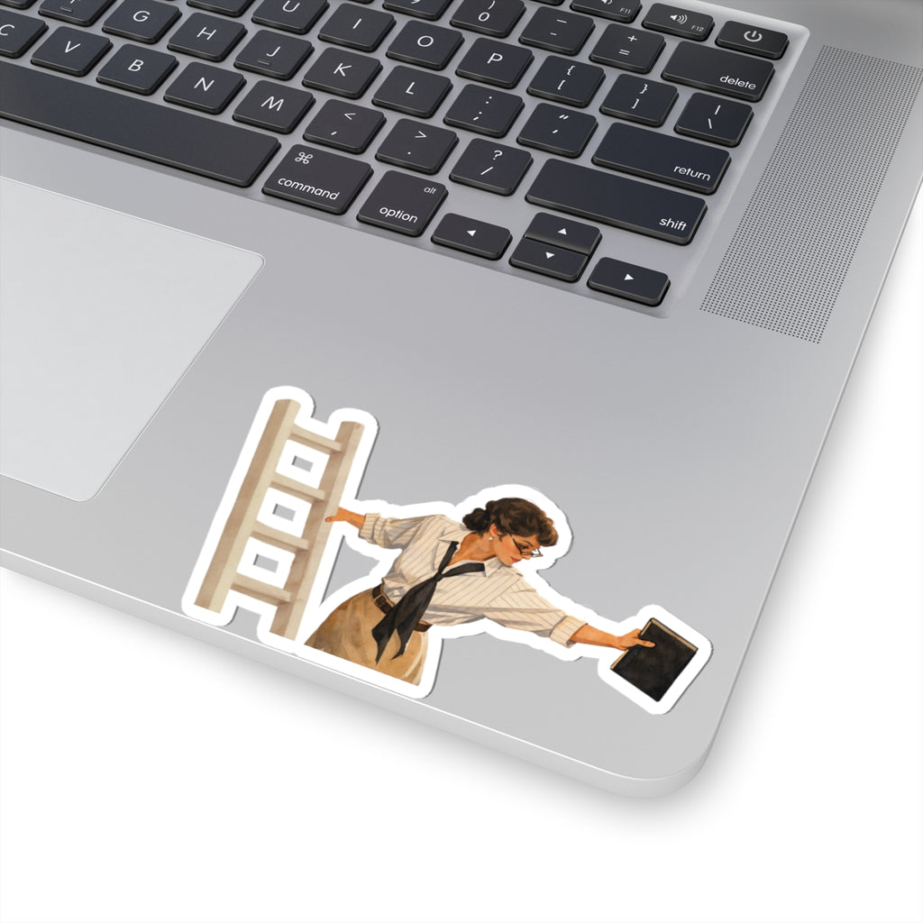 Evelyn Librarian Sticker