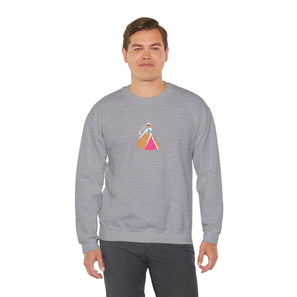Embroidered Princess Crewneck Sweatshirt