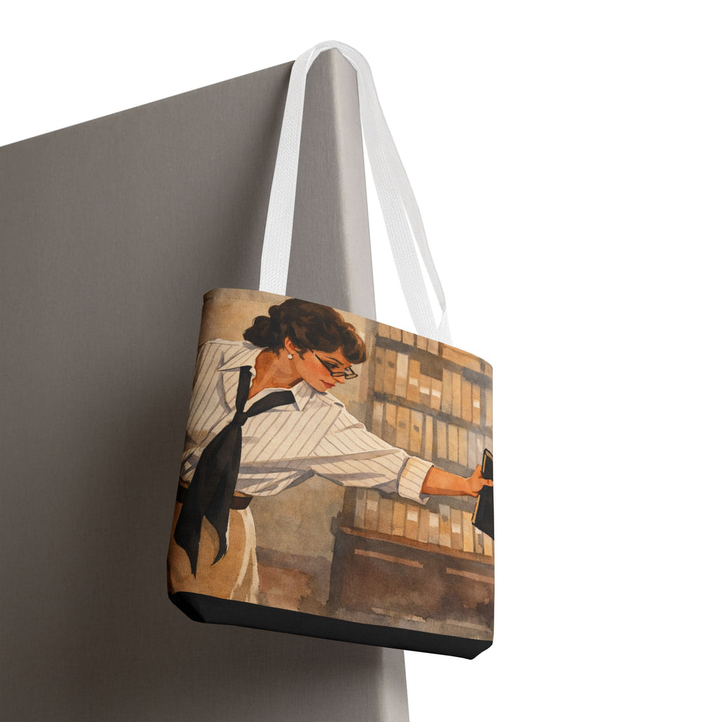 Evelyn Librarian Tote Bag