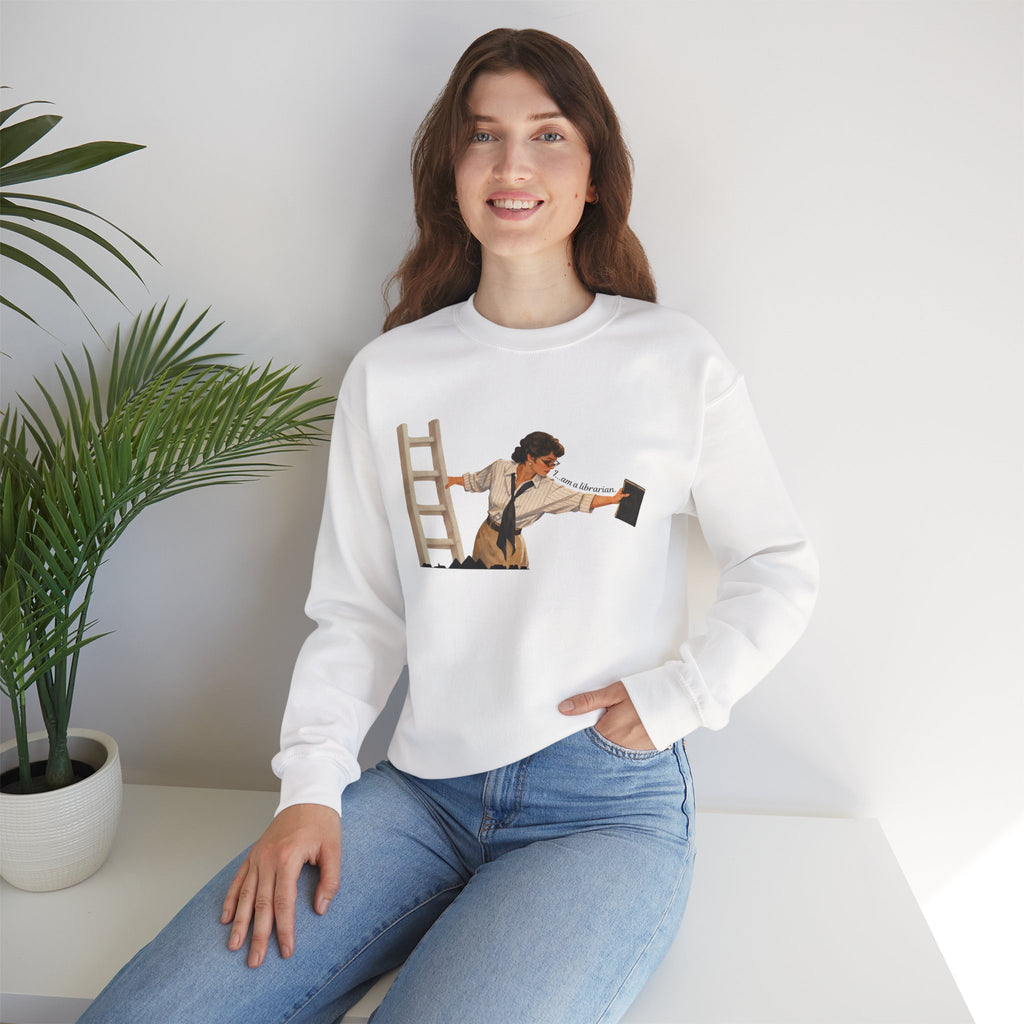 Evelyn Librarian Crewneck Sweatshirt