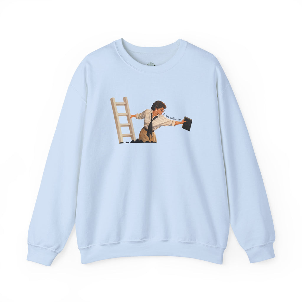 Vintage Evelyn Librarian Crewneck Sweatshirt