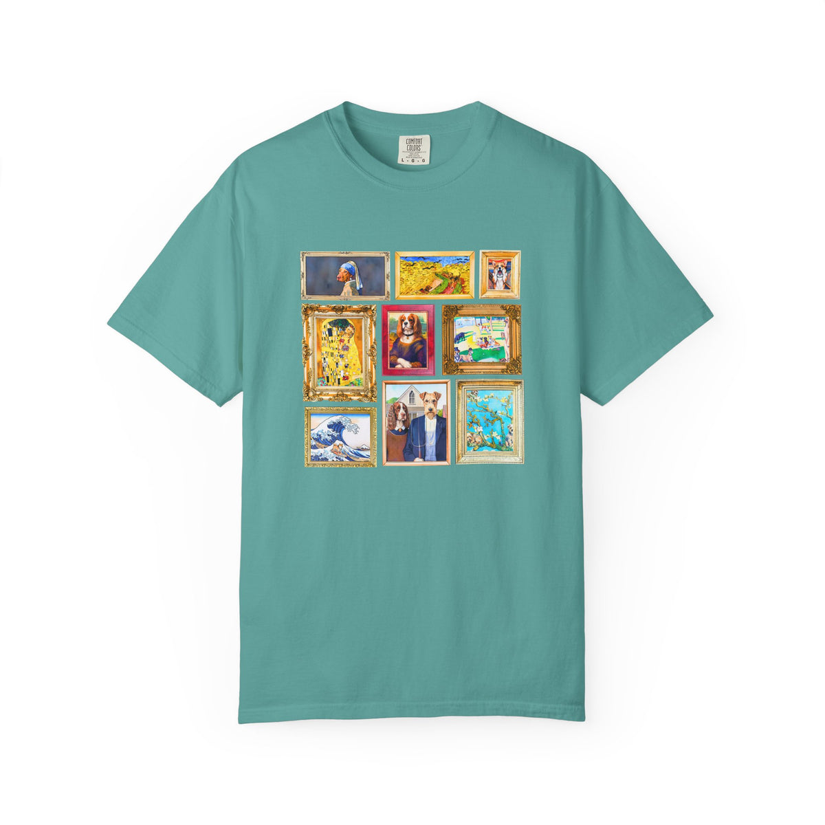 Dog Art Gallery Tee