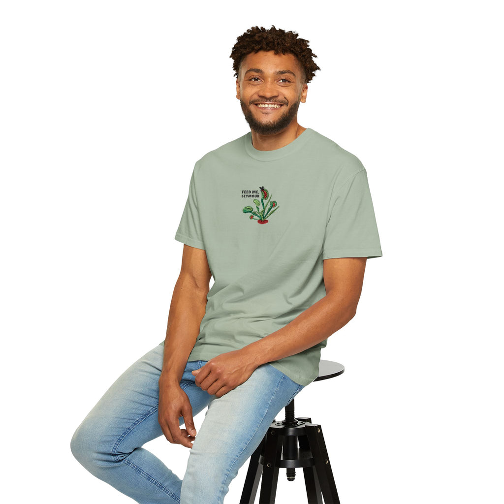 Embroidered Feed Me Seymour Tee