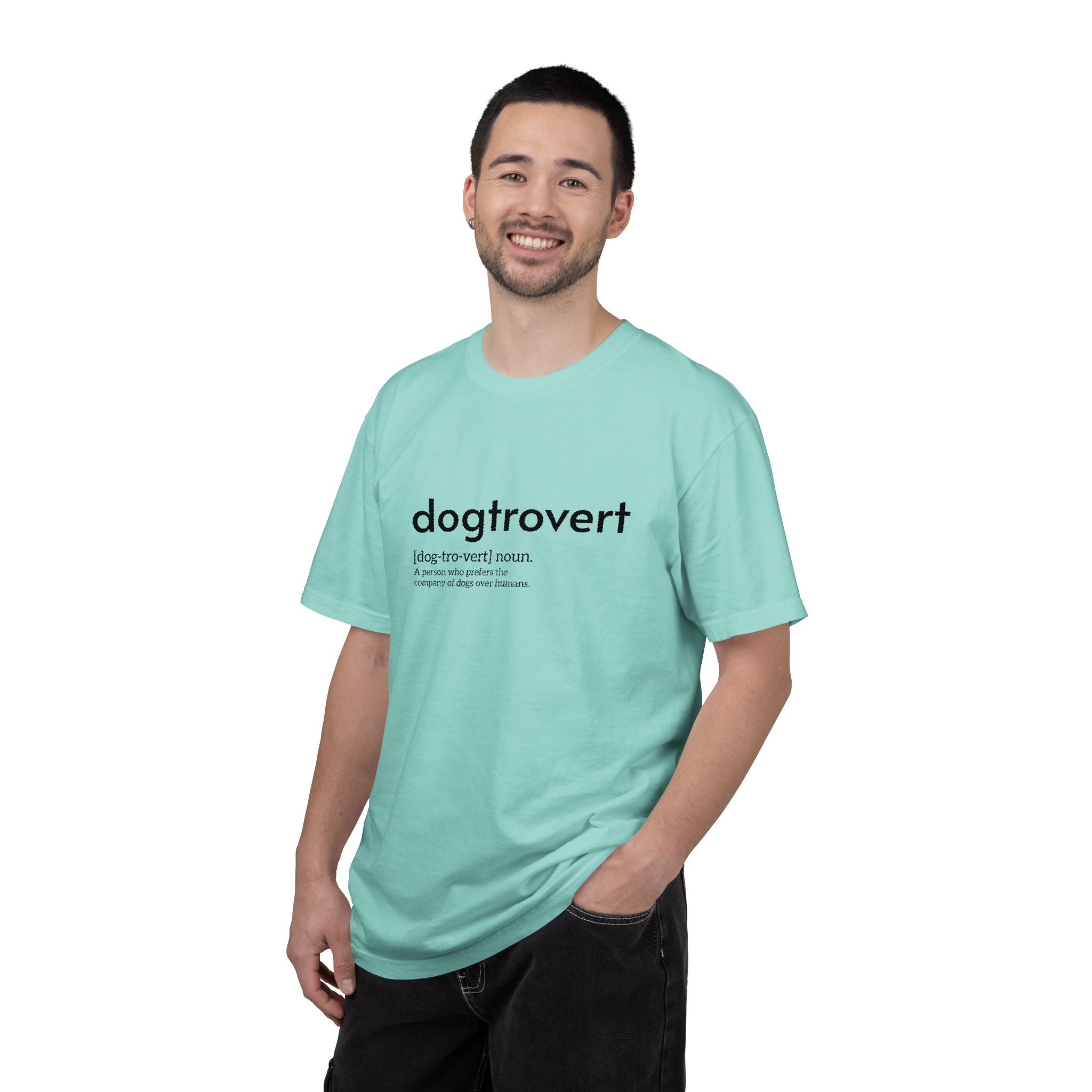 Dog-tro-vert Embroidered T-Shirt