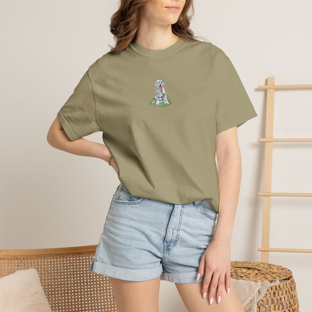 Sheepadoodle Embroidered Tee