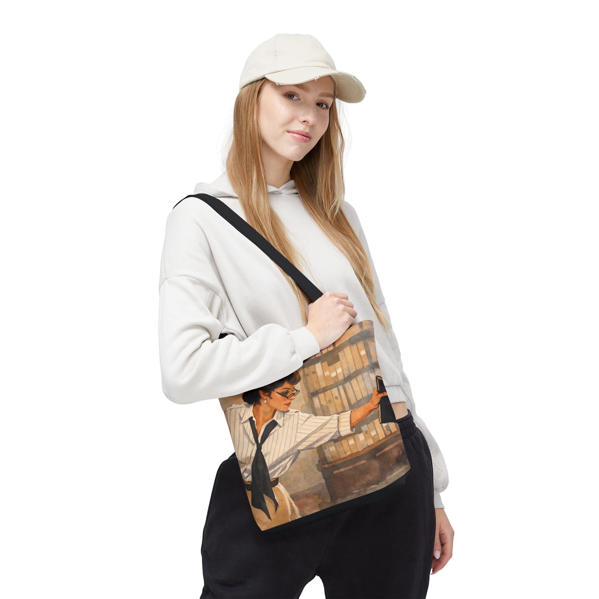 Evelyn Librarian Tote Bag