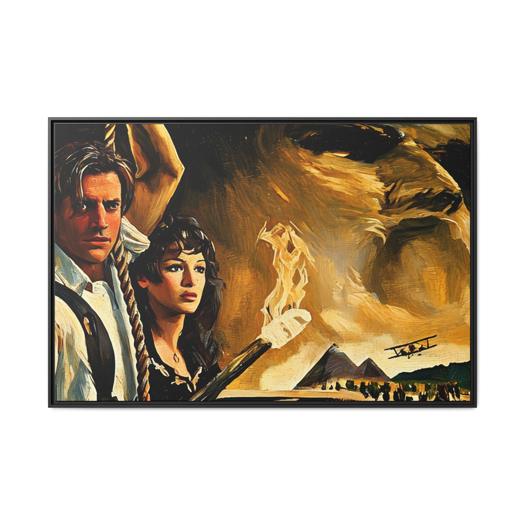 Rick & Evelyn Framed Canvas