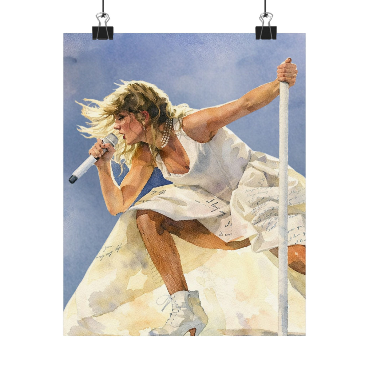 Music Lover Poet Art Print