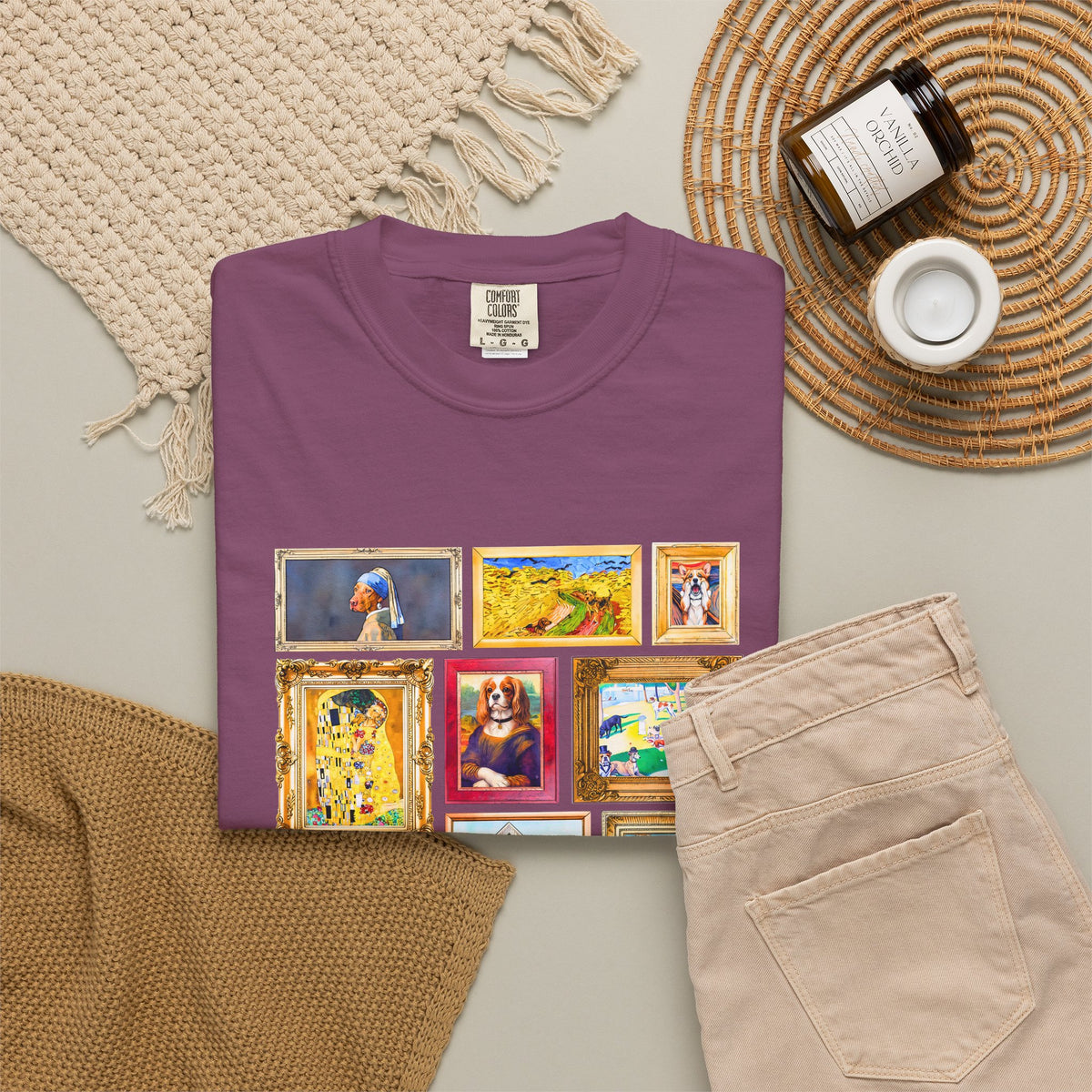 Dog Art Gallery Tee