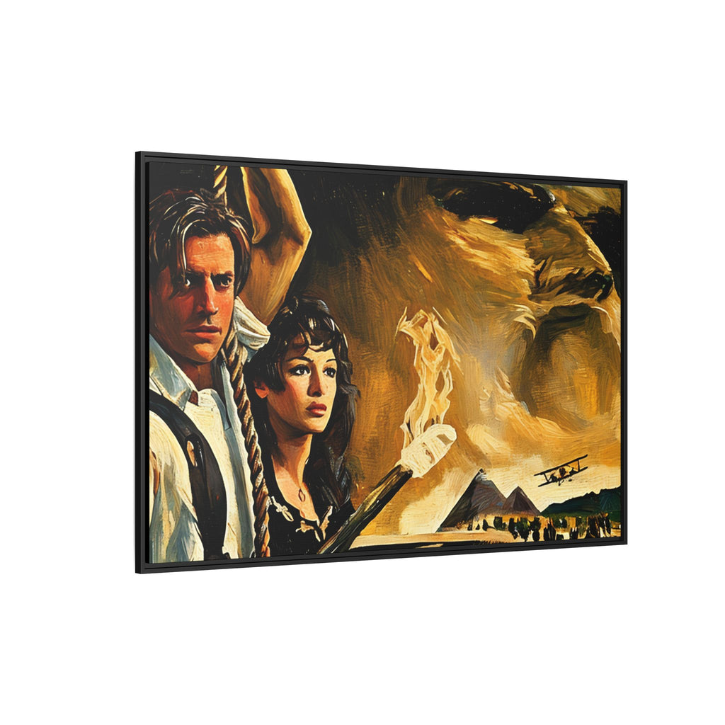Rick & Evelyn Framed Canvas