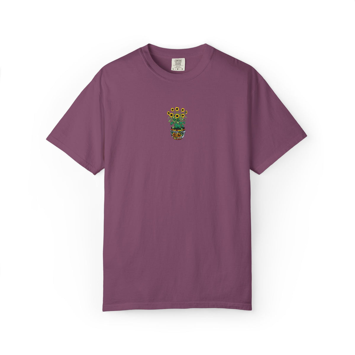 Embroidered Sunflower Tee