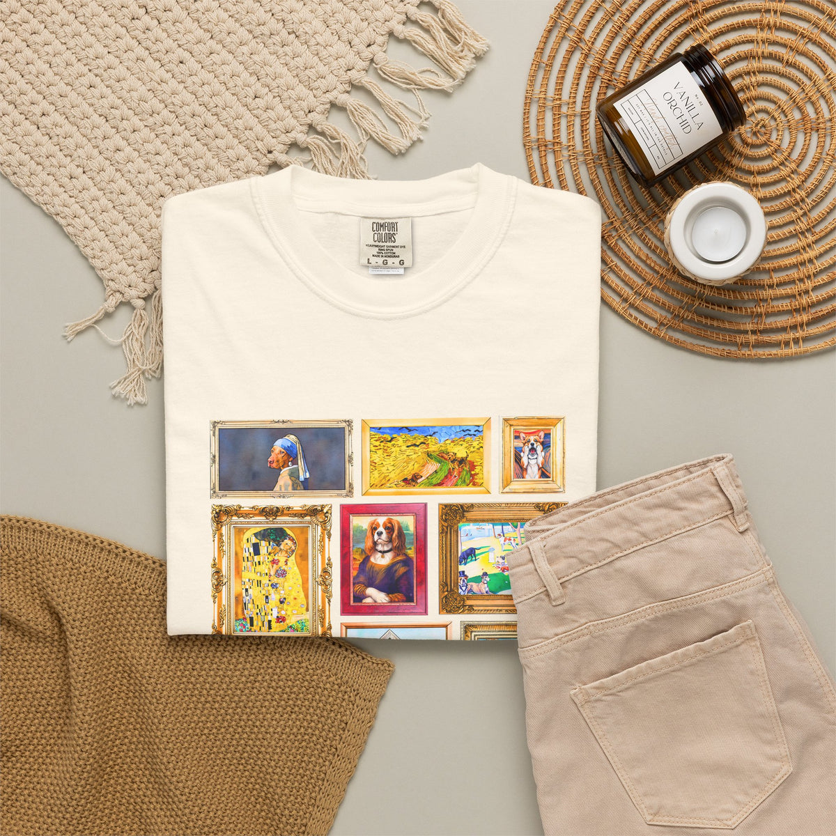 Dog Art Gallery Tee