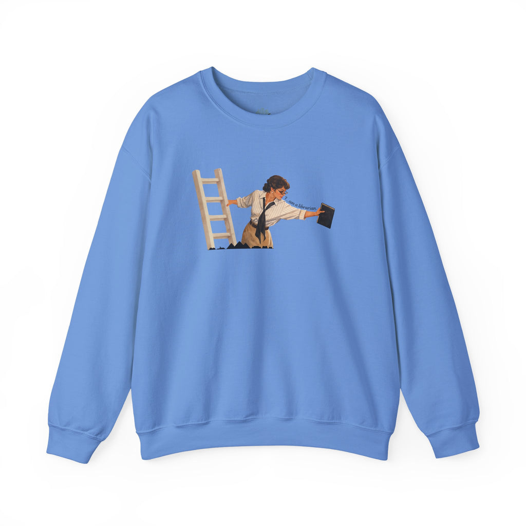 Vintage Evelyn Librarian Crewneck Sweatshirt